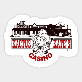 Vintage Kactus Kates Casino Sticker